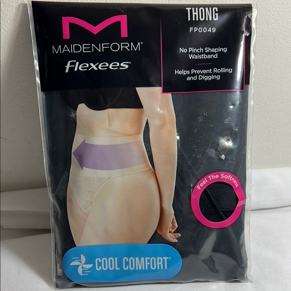 Maidenform Shapewear Tame Your Tummy Lace Shaping Thong, Style FP0049 Size 3XL